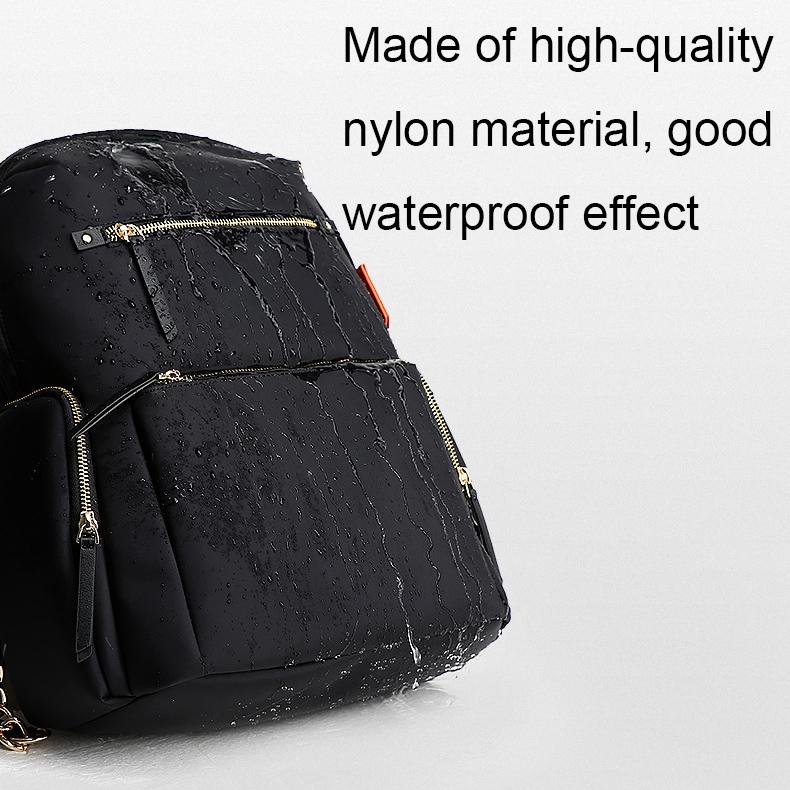 Black Anti-Theft Laptop Backpack With Wear-Resistant Design-1915196941470404613