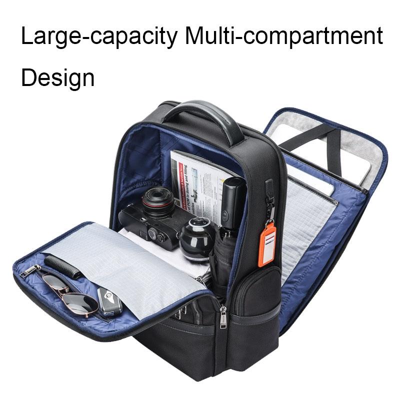 Multifunctional Usb Business Backpack With Anti-Theft Feature - Black-1915196944423194625