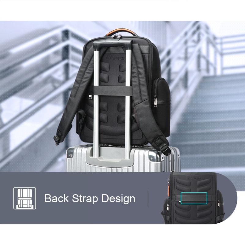 Multifunctional Usb Business Backpack With Anti-Theft Feature - Black-1915196944423194629