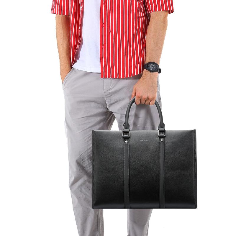 Black Waterproof Laptop Handbag - Multifunctional Business Wearable-1915196868858613765