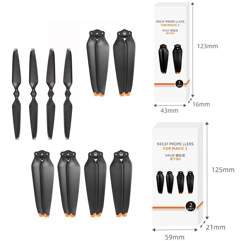 2 Sets Of Quick Release Paddle Blades For Mavic 3 - 9453F-1915197833875689473