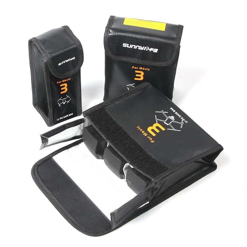 3-In-1 Mavic 3 Battery Storage Bags - Safe & Explosion-Proof-1915197690925420544