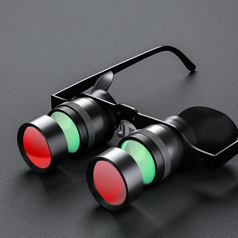 10X Hd Adjustable Focus Fishing Binoculars With Red Polarized Lens-1915197800115736576