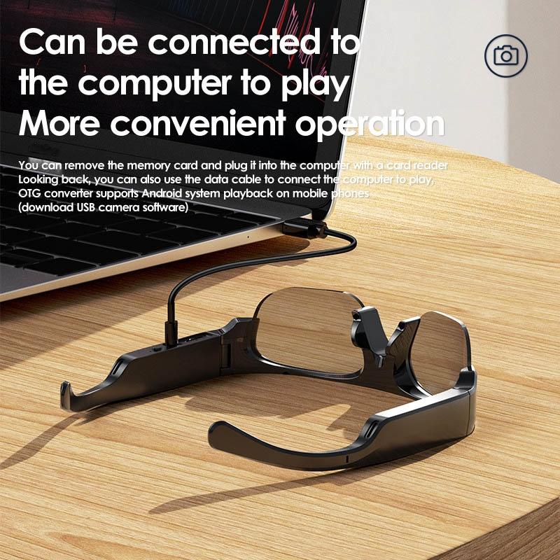Wireless Anti-Blue Light Smart Glasses For Cycling And Sports-1915196826882019330