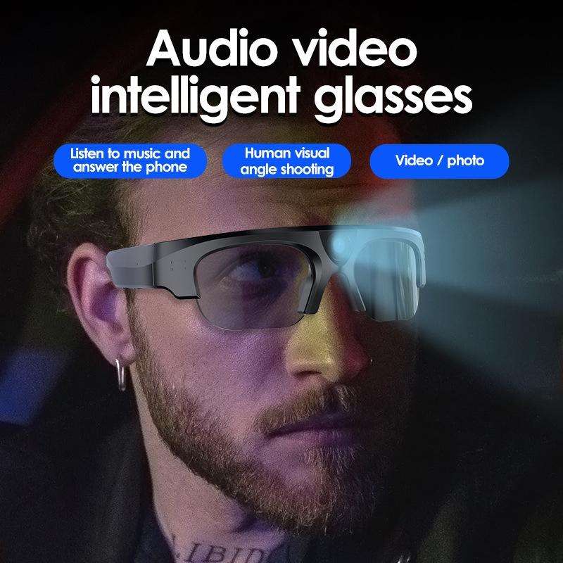 Wireless Anti-Blue Light Smart Glasses For Cycling And Sports-1915196826882019331