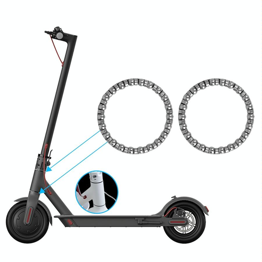 2-Pack Silver Steering Bearings For Xiaomi M365 / Pro Scooter-1964932187727990788