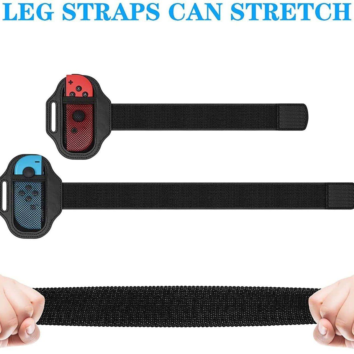 Flexible Joycon Leg Strap With Adjustable Band-1915197057791037442
