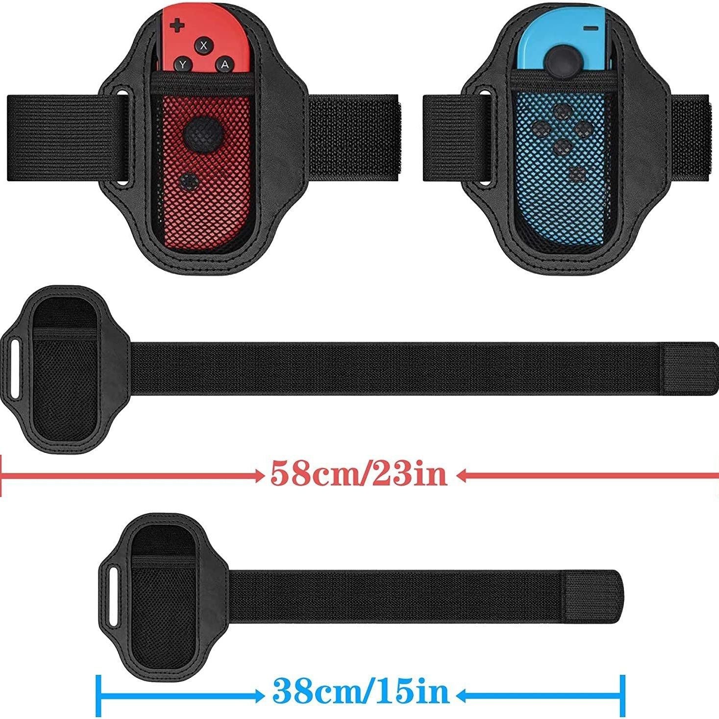 Flexible Joycon Leg Strap With Adjustable Band-1915197057791037443