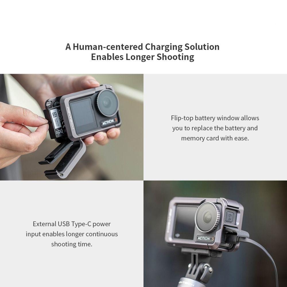 Protective Frame For Dji Action 3 Camera Housing-1915197052493631492