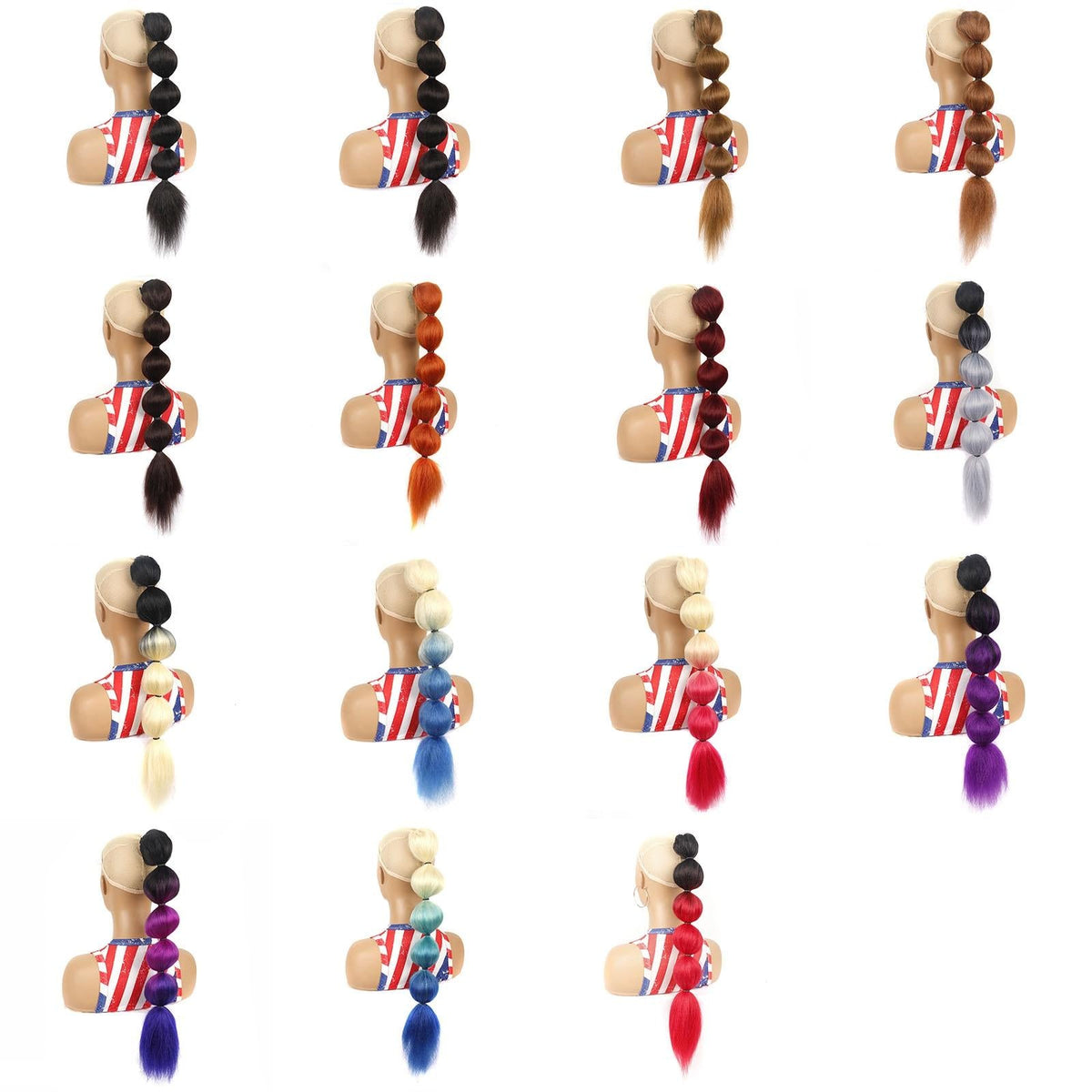 Long Drawstring Shaggy Bubble Ponytail Wig In 1Bt613-1915197029840195585