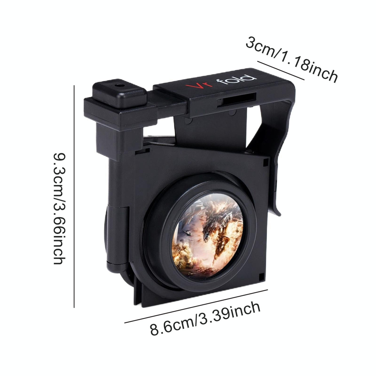 Portable Vr Headset - Foldable &amp; Panoramic-1915196881848373249