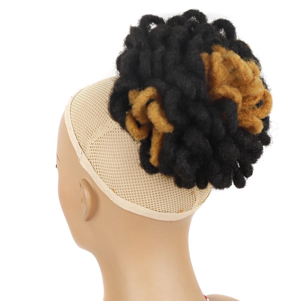 Shaggy Drawstring Dreadlock Bun - 1Bh27 Colour-1915197987273969669