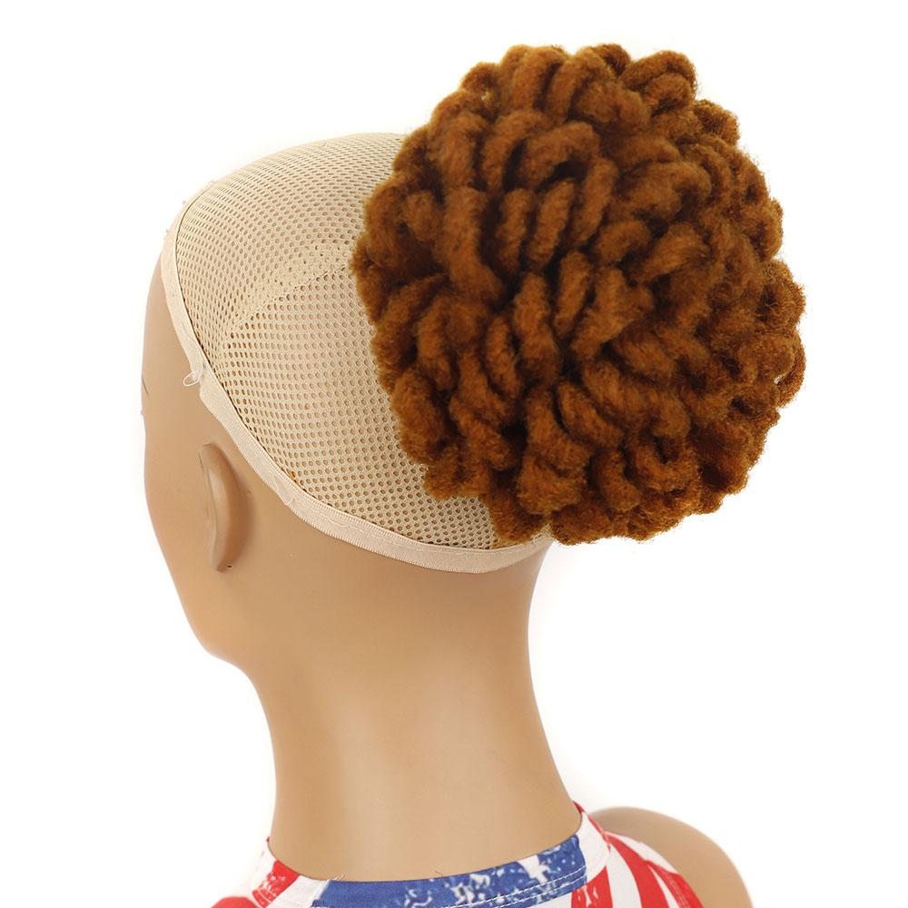 30 Shaggy Drawstring Dreadlock Bun - Adjustable-1915197272577150981