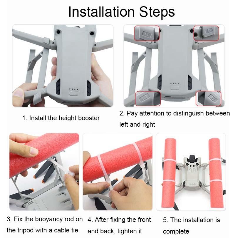Enhanced Drone Landing Gear For Dji Mini 3 Pro - Buoyancy Rod-1915198292497666053