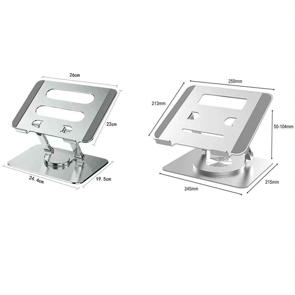Foldable Rotating Laptop Cooling Stand - Multifunctional-1964932347686162436