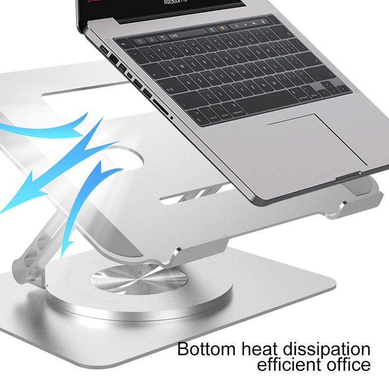 Foldable Rotating Laptop Cooling Stand - Multifunctional-1964932294393335809