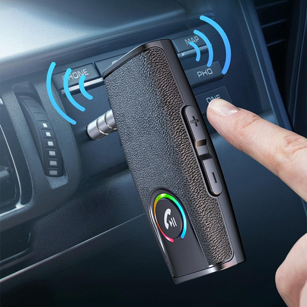 Wireless Car Bluetooth Audio Receiver 5.1 Converter - Black-1915196867336081413