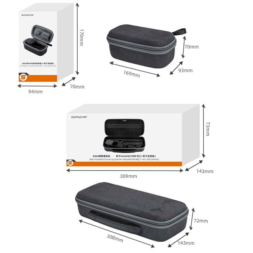 Panoramic Camera Storage Set For Dji Insta360 One Rs 1 Inch With Bag-1915198140567392258