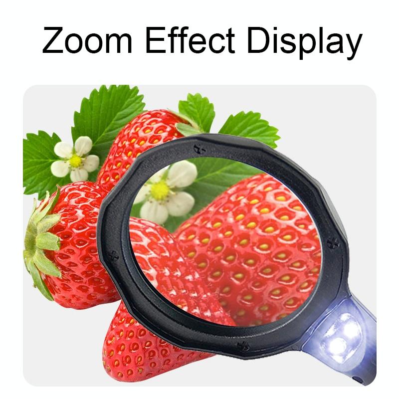 Led Light Watch Repair Magnifier With Stand And Clip-1915197535757144068