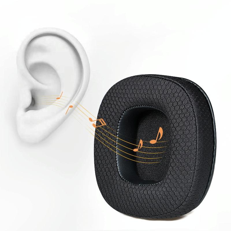 Breathable Headphone Covers - 1 Pair - Ice Silk Gray - Xiberia S21 / T20-1915198129838362628