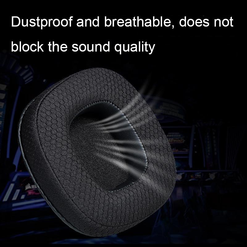 Breathable Headphone Covers For Xiberia S21 / T20 - Gray Leather 1 Pair-1915197818134466563