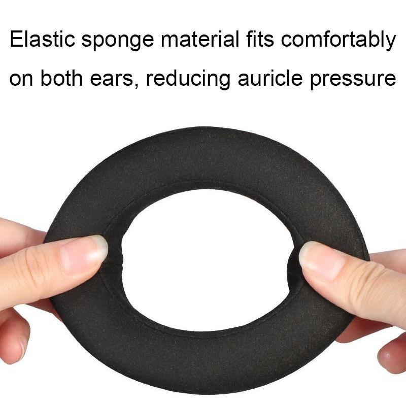 Breathable Leather Headset Cover For Focal Clear Mg Pro - Dark Blue 2 Pack-1915197613678923778