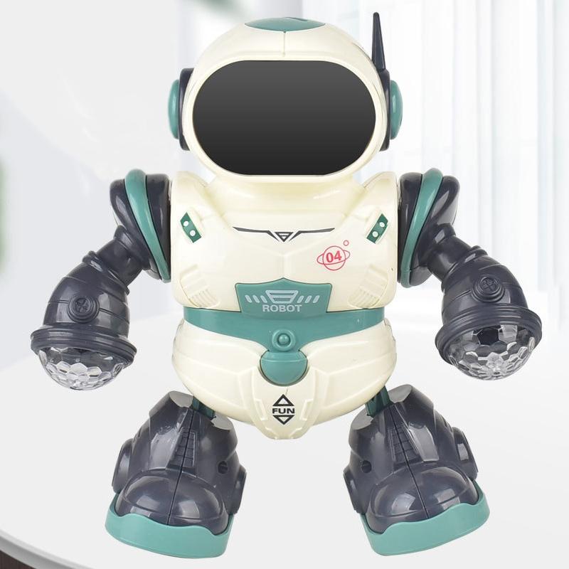 Smart Sound & Light Mechanical Robot Toy - Green 4-1915198391743287302