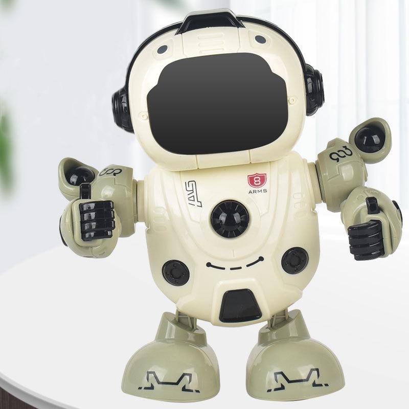 Smart Sound & Light Robot Toy - Green 8-1915197846341160960
