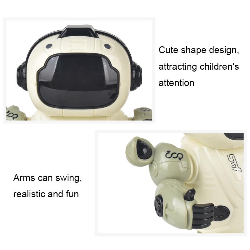 Smart Sound & Light Robot Toy - Green 16-1915198412538646532