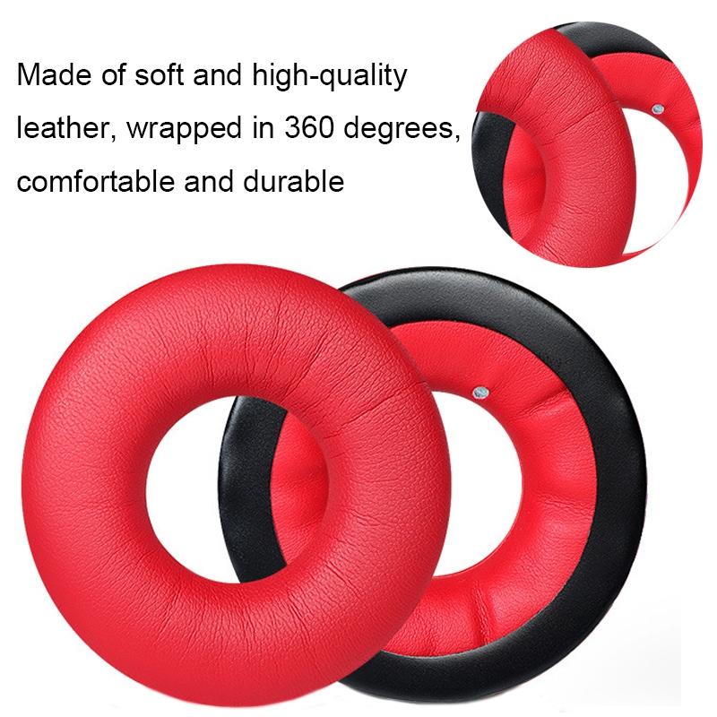 Red Headset Sponge Cover For Sennheiser Hd25 Series - 1 Pair-1922443456014323715