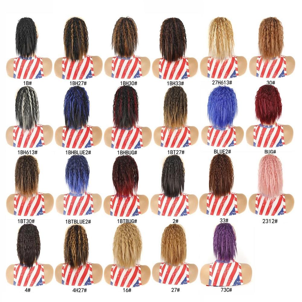 Curly Drawstring Ponytail Wig - Fluffy Perm - 4H27 Colour-1915197847804973057