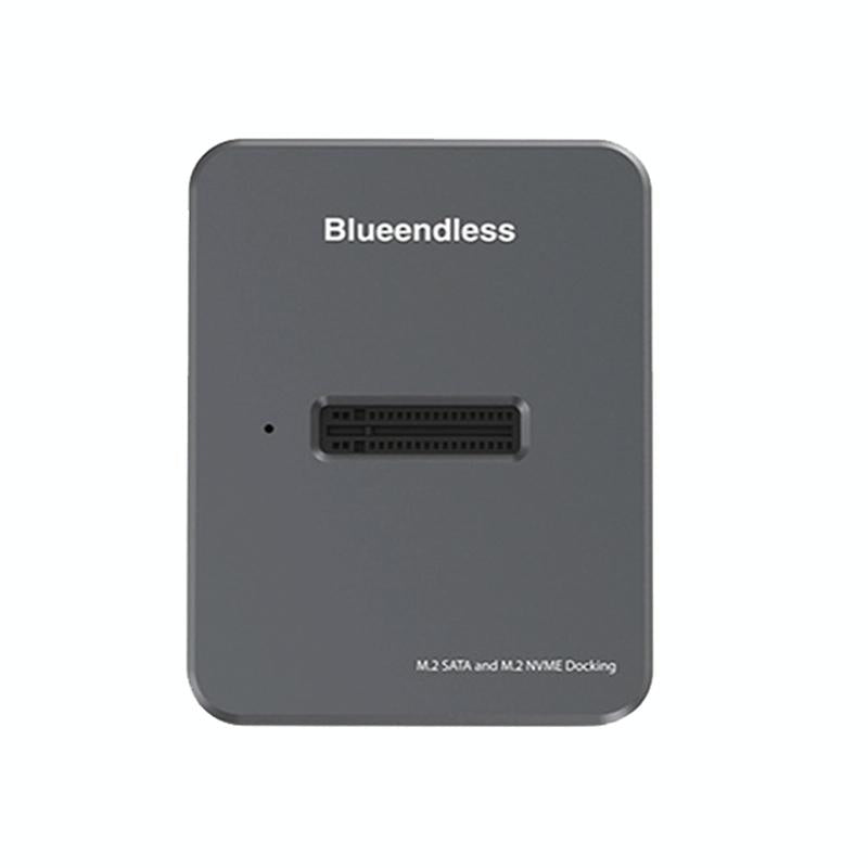 Dual Protocol M.2 Ssd Base For Sata / Nvme Drives Gray-1915196869605199879