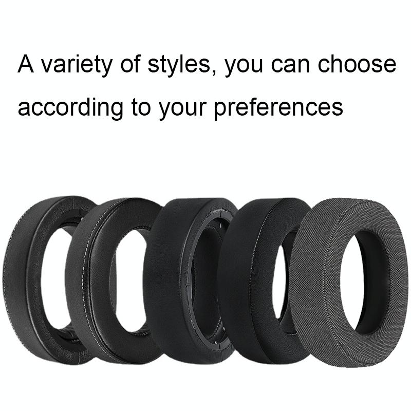 Soft Foam Headphone Covers For Corsair Hs60 / 50 / 70 Pro - Black 2 Pack-1915197944403988484