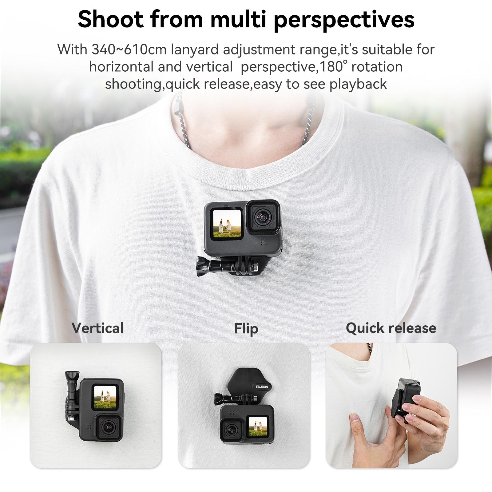 Quick Release Magnetic Action Camera Mount - Extended-1915198088818069508