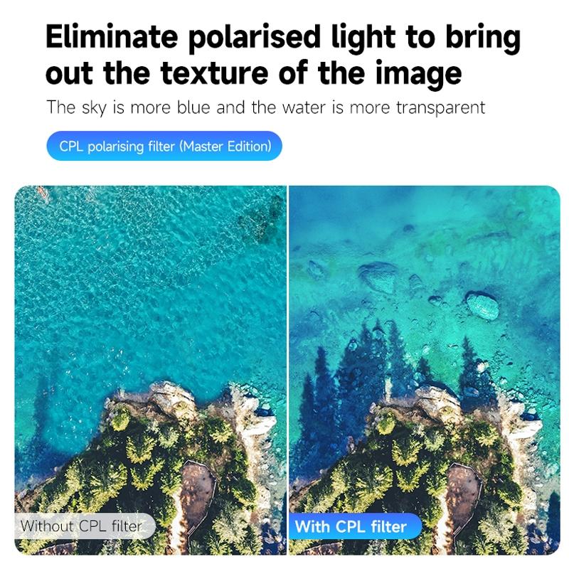 Aluminum Alloy Cpl Filter Set For Dji Action 3 / 4 Lens-1964932231038373890