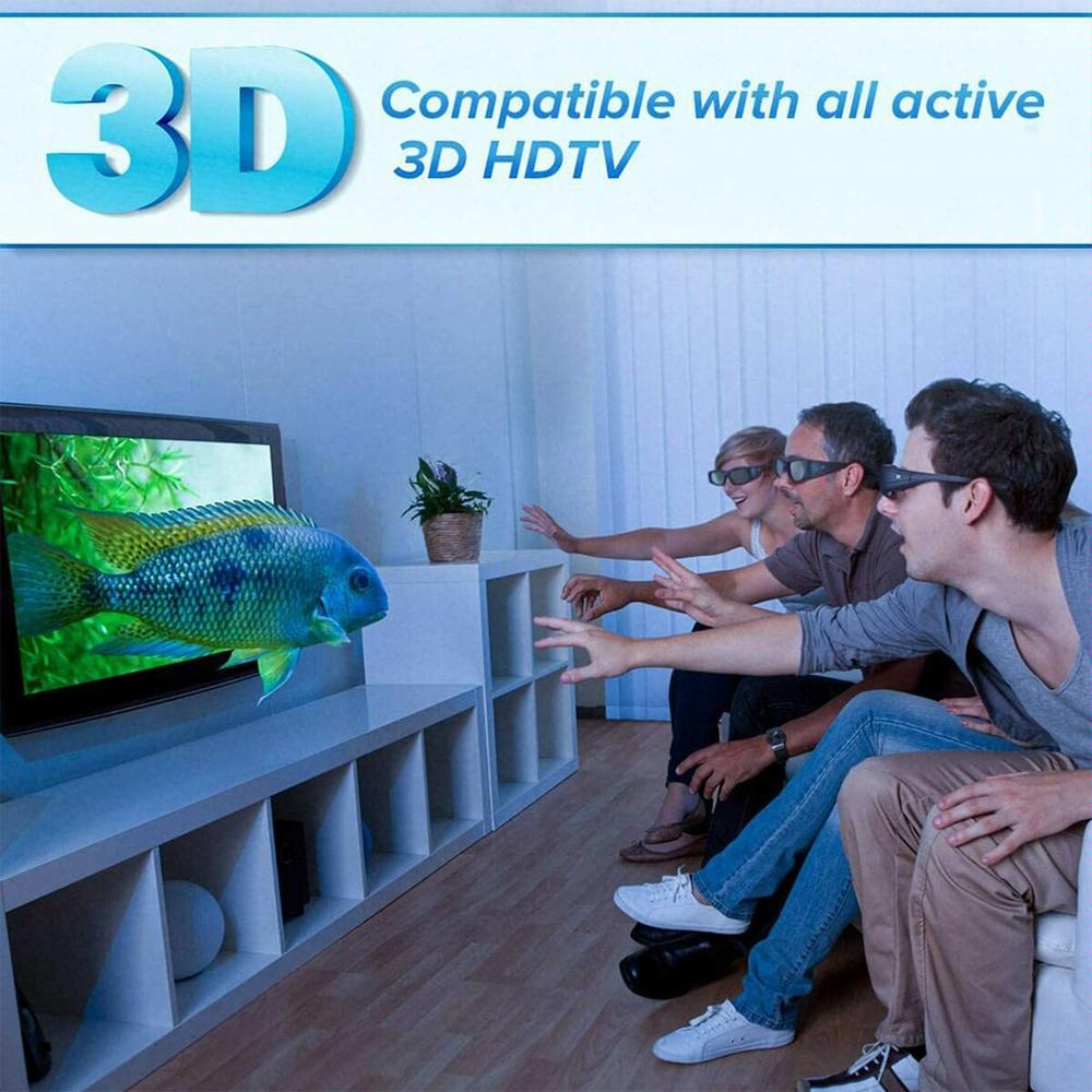 Active Shutter 3D Glasses For Dlp Link Projectors - 96Hz / 144Hz-1922443393129123846