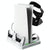 Multifunctional Cooling Base For Ps5 With Vr2 Handle Charging And Disc Storage Stand - White-1915196930066092033