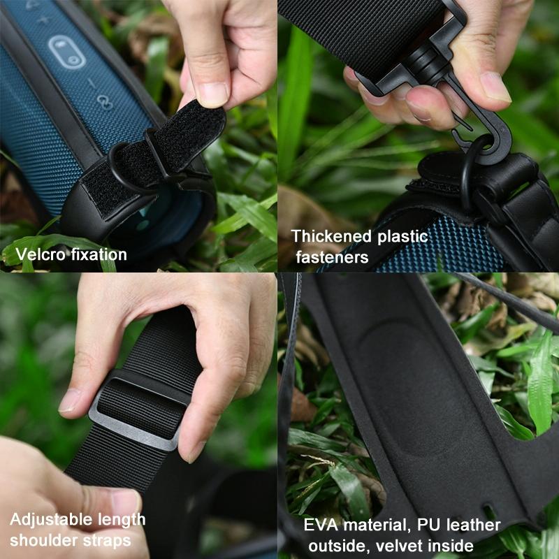 Jbl Charge5 Speaker Case With Crossbody Strap - Black-1915196960340578308