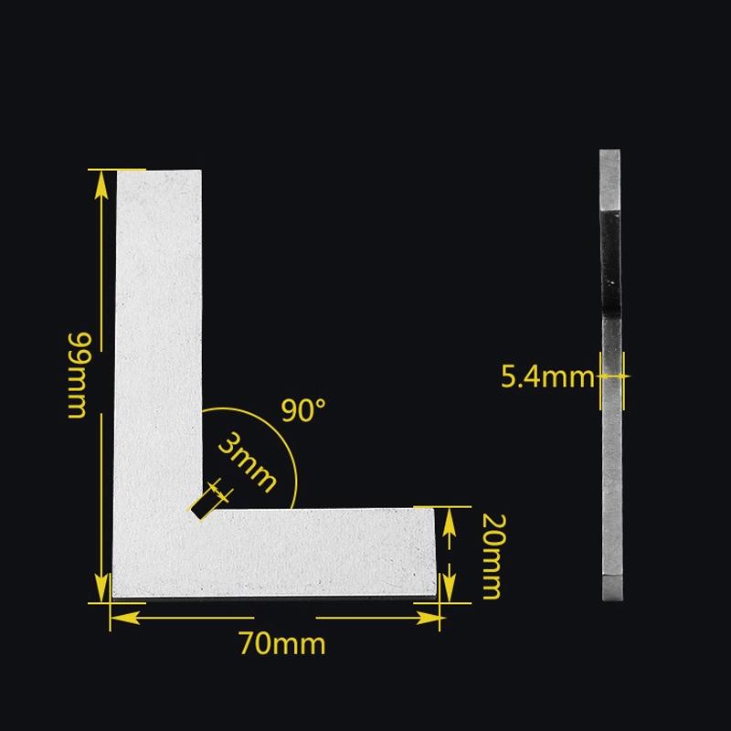 90 Degree Carbon Steel Right Angle Ruler - 100X70Cm-1915198072175071235