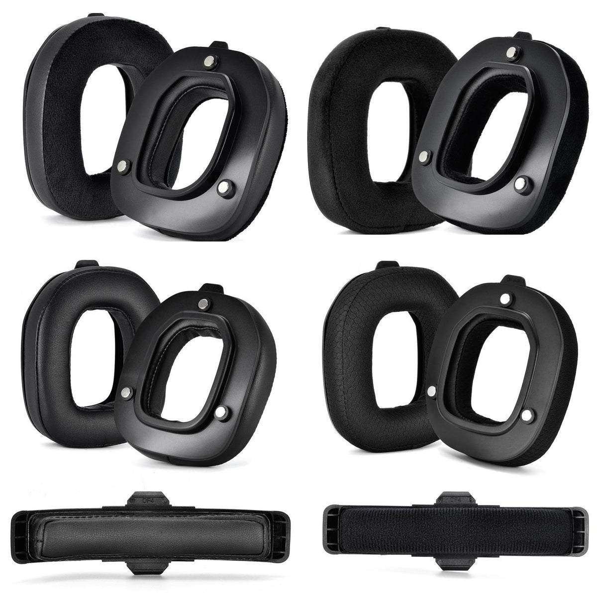 Logitech A50 Gen4 Headset Replacement Earmuffs - 2Pcs Protein Leather-1922443392319623169