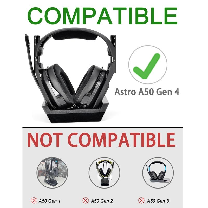 Logitech A50 Gen4 Headset Replacement Earmuffs - 2Pcs Protein Leather-1922443392319623171