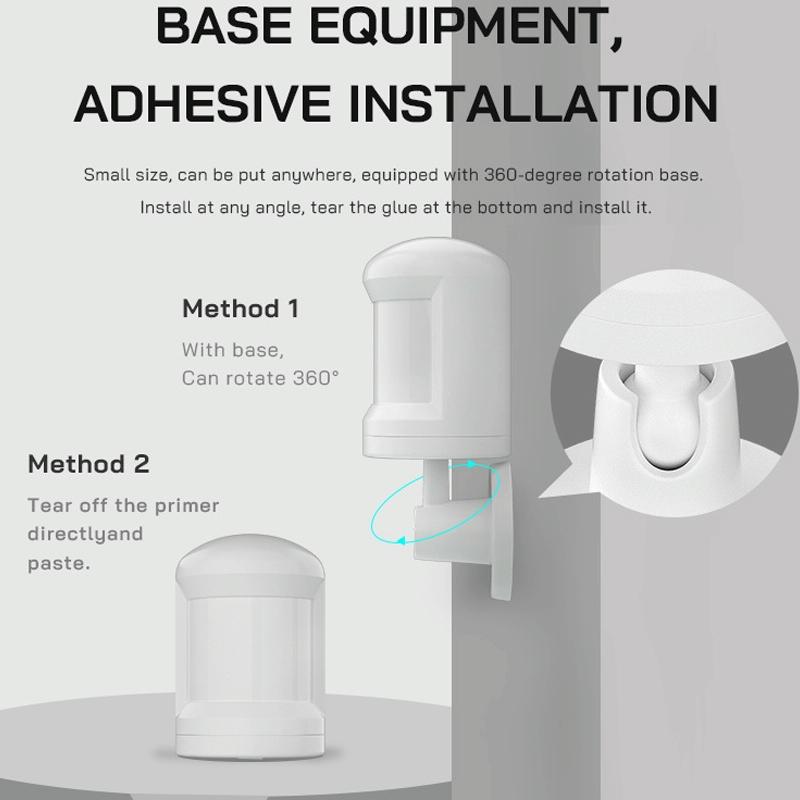 Wireless Zigbee Motion Sensor For Tuya Smart App-1915197777772679172