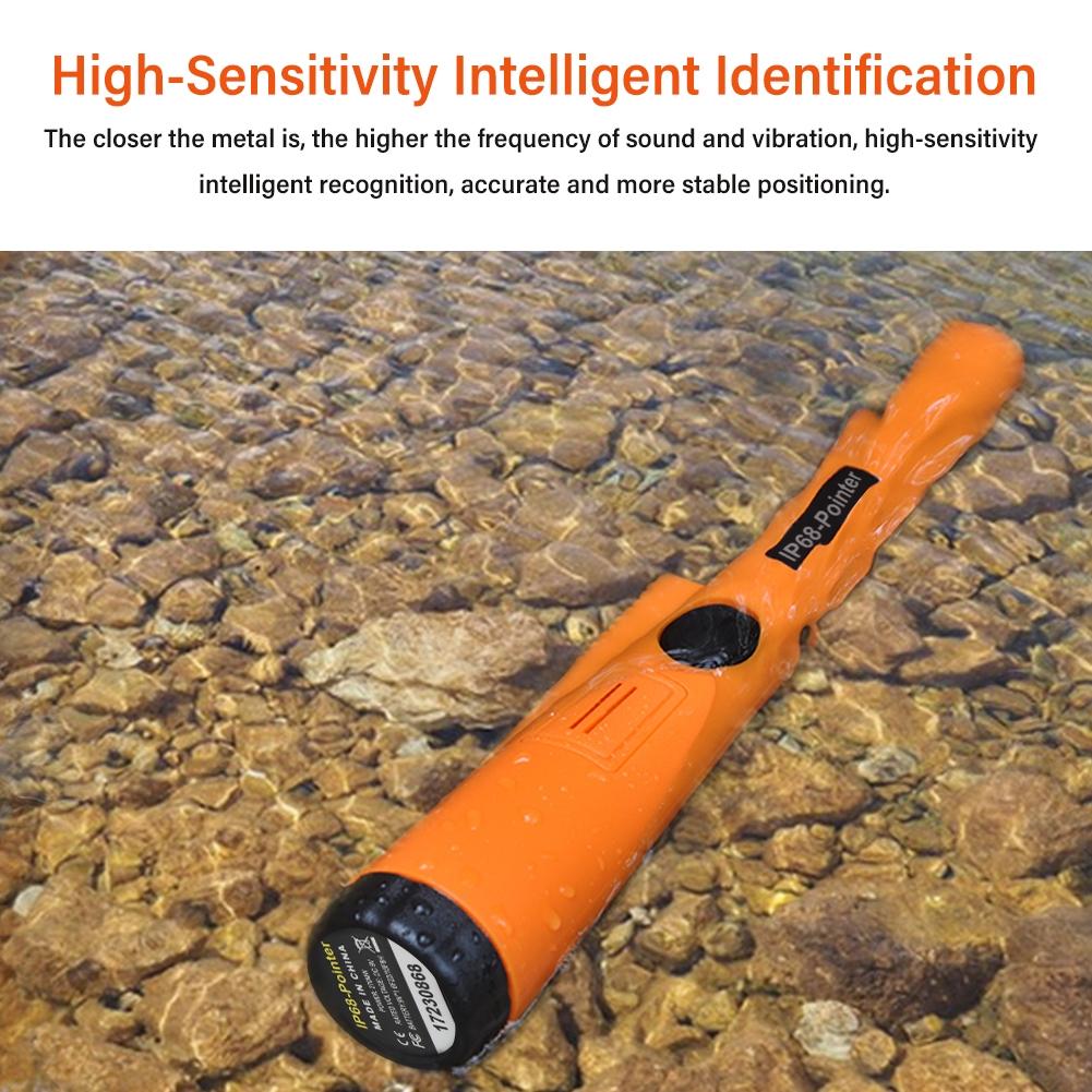 Waterproof Handheld Metal Detector With Positioning Stick - Ip68-1962691926423638021