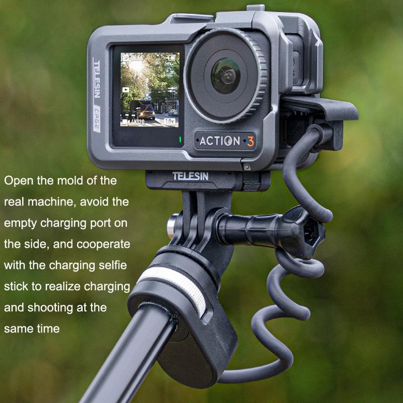 Protective Frame For Dji Action 3 With Motion Camera - Rabbit Cage-1915196840760971270