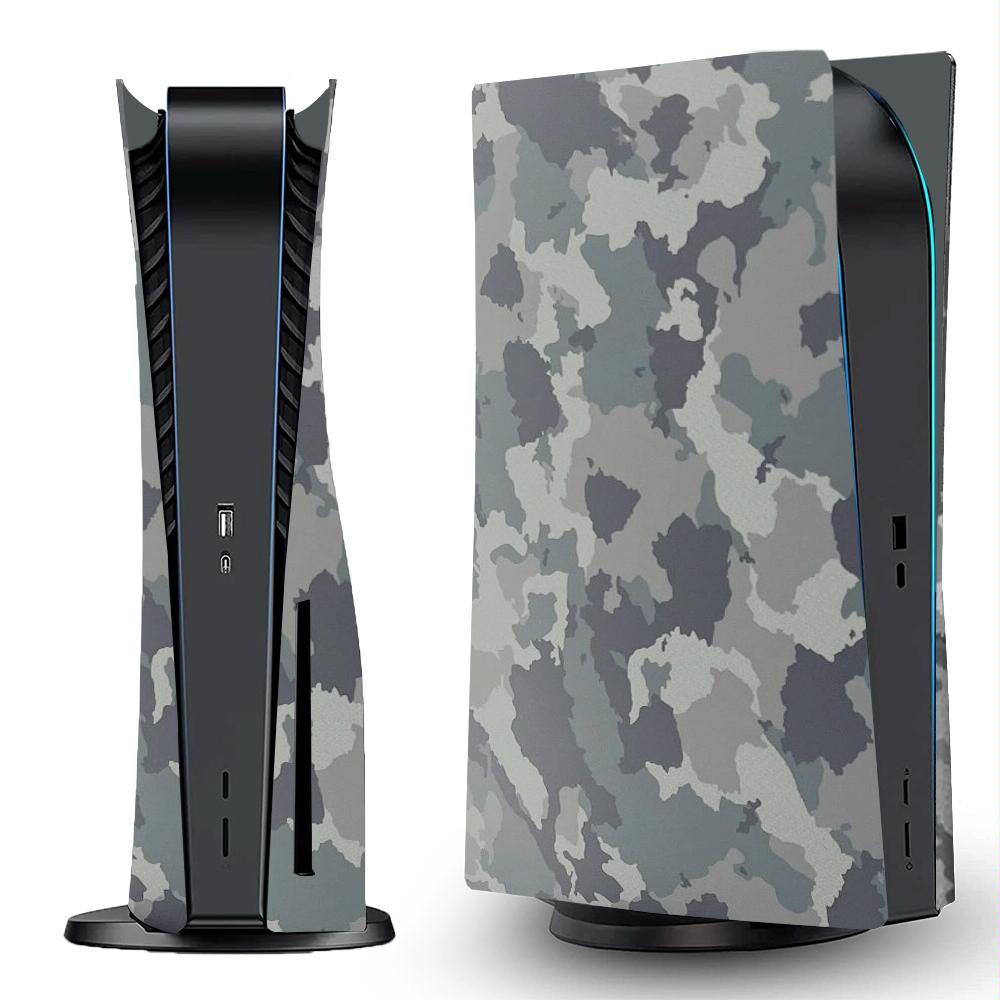 Camouflage Shell Protective Cover For Ps5 Cd-Rom Console-1915198237019607045
