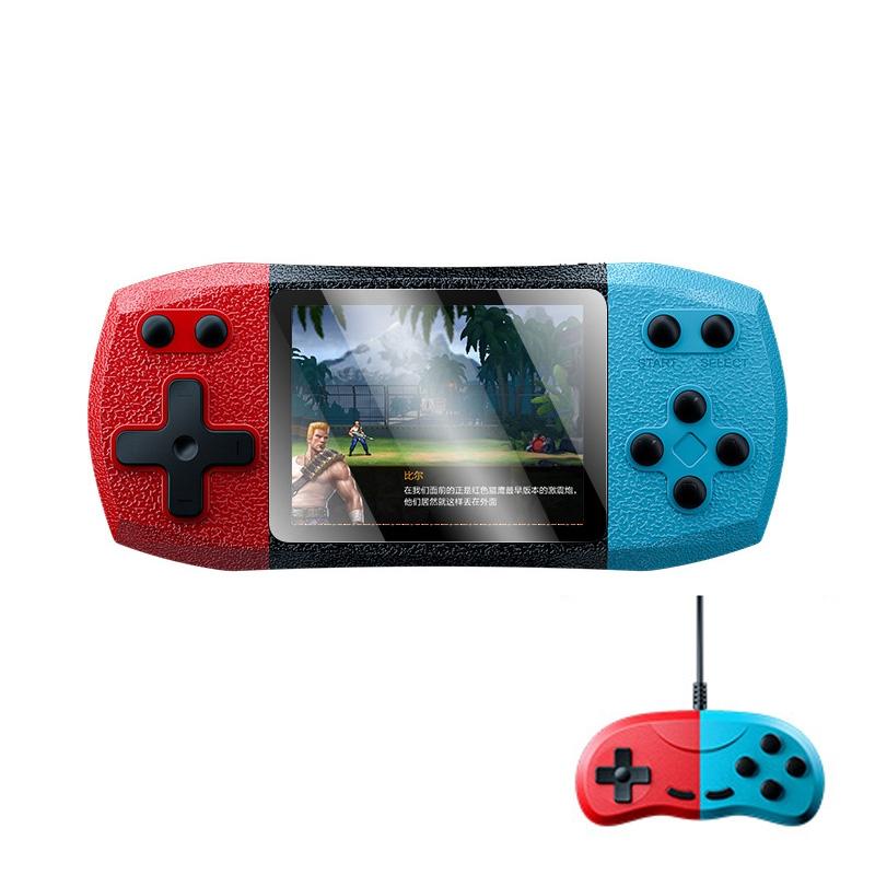 3 Horizontal Screen Pocket Console - 620 Games - Double Player - Red / Blue-1915197785695719424
