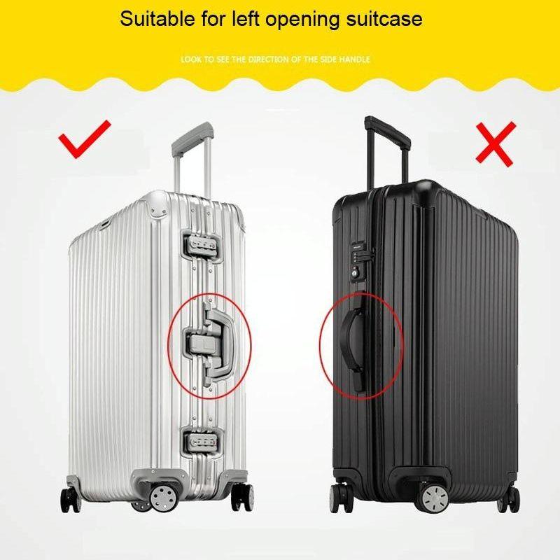 Waterproof Transparent Pvc Trolley Suitcase Cover - 20 Inch Rimless-1915198322998644740