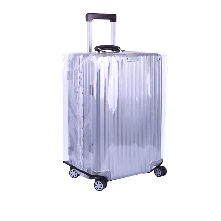 Waterproof Transparent Pvc Trolley Suitcase Cover - 22 Inch Rimless-1915198136142401536