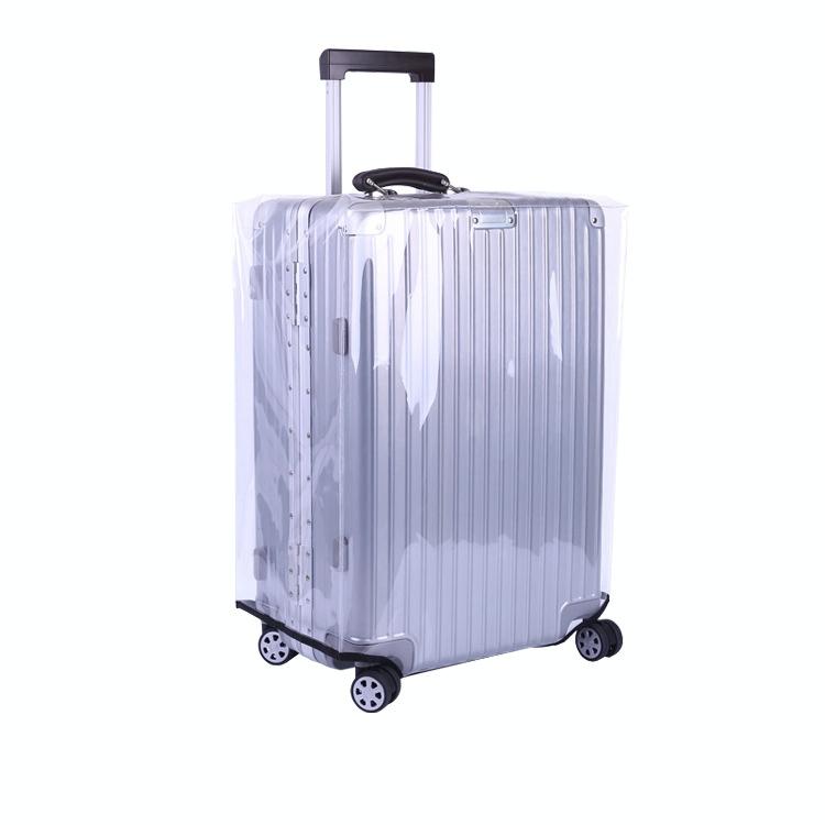 Waterproof Pvc Trolley Suitcase Cover - 26 Inch Rimless Transparent Dustproof-1915197824274927616