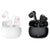 White Dual Noise Canceling Bluetooth Headphones With Anc & Enc Call-1915196853012533249
